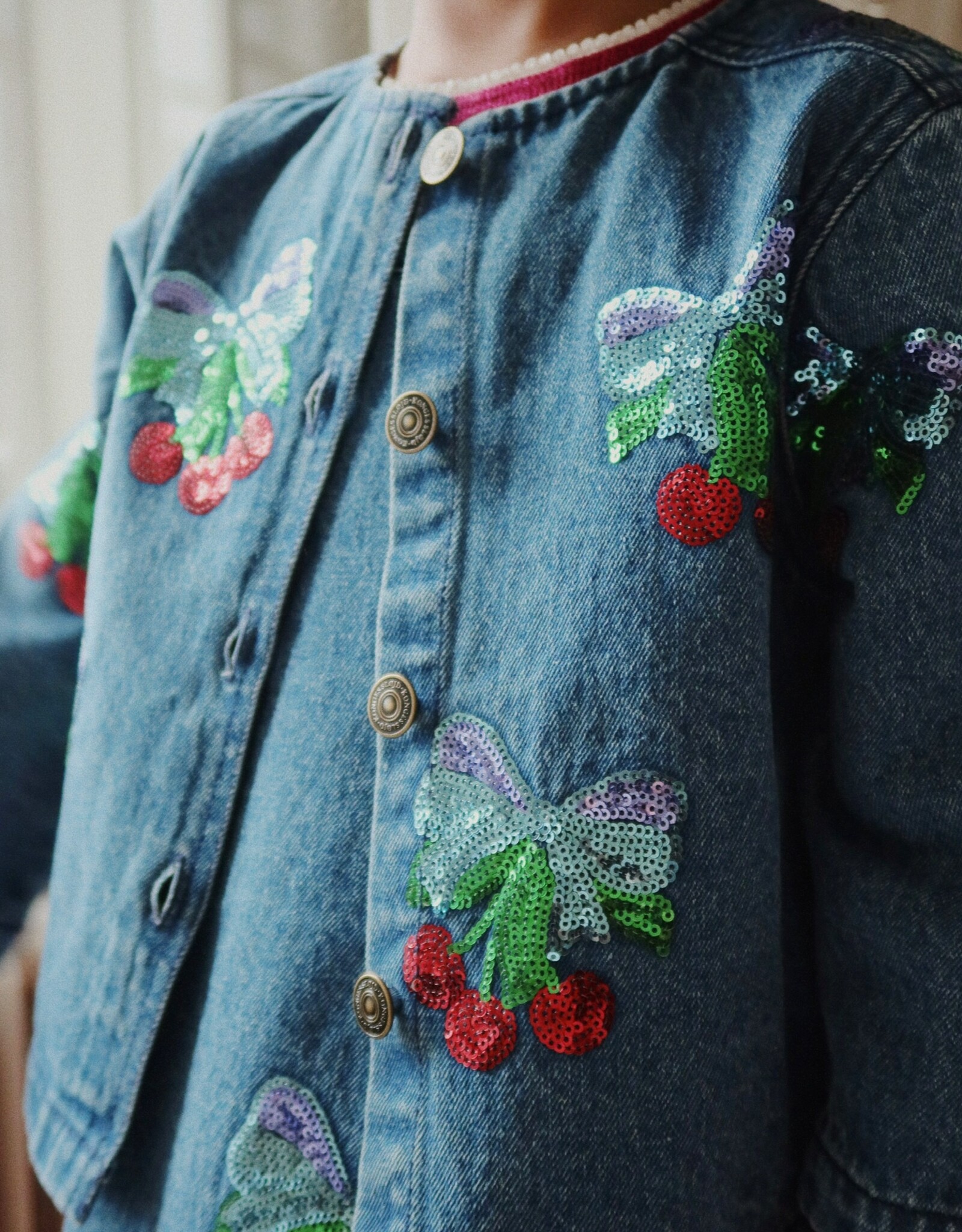 Konges Sløjd KONGES SLØJD MAGOT SEQUIN JACKET - MARENA