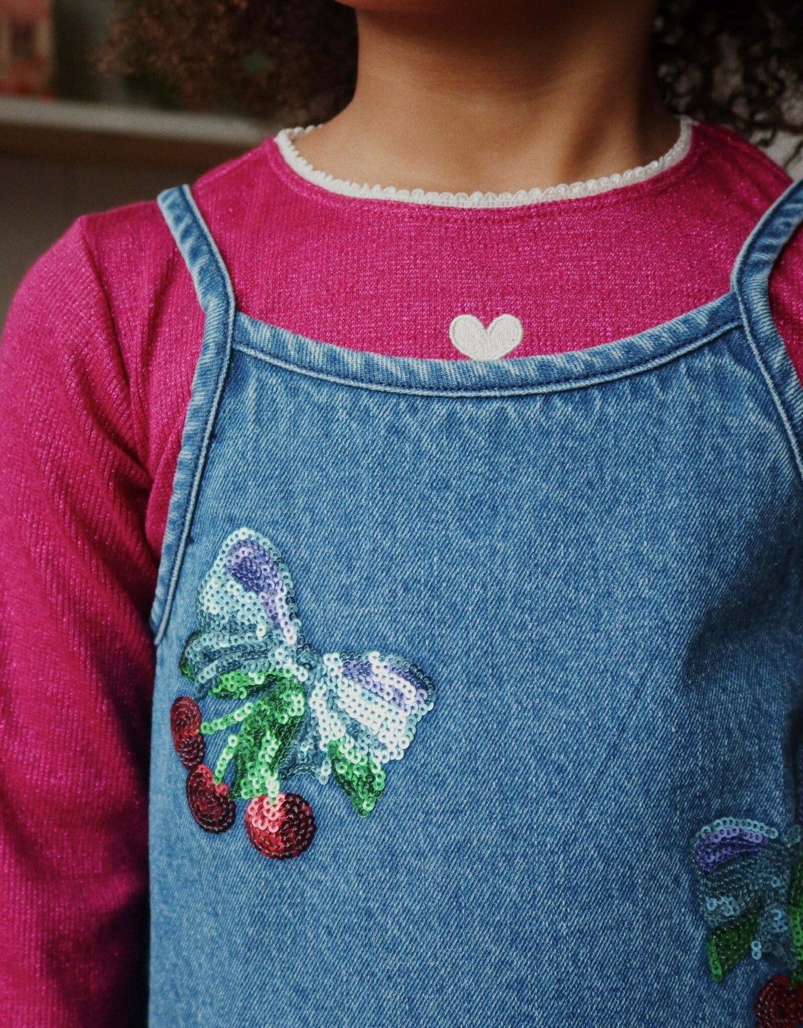 Konges Sløjd KONGES SLØJD MAGOT SEQUIN DRESS - AMARENA