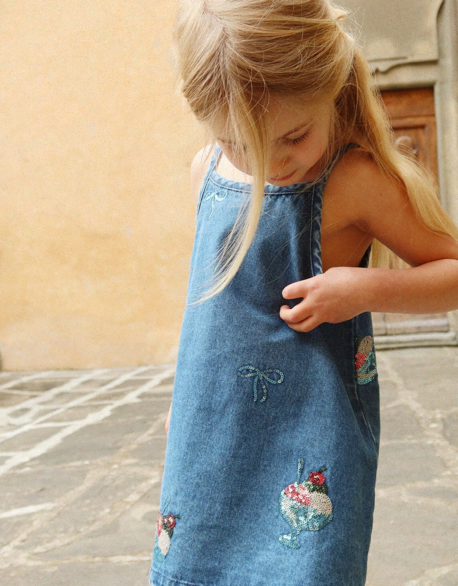 Konges Sløjd KONGES SLØJD MAGOT SEQUIN DRESS - AMARENA