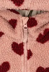 Konges Sløjd KONGES SLØJD JODY TEDDY HOODIE - COEUR MELLOW