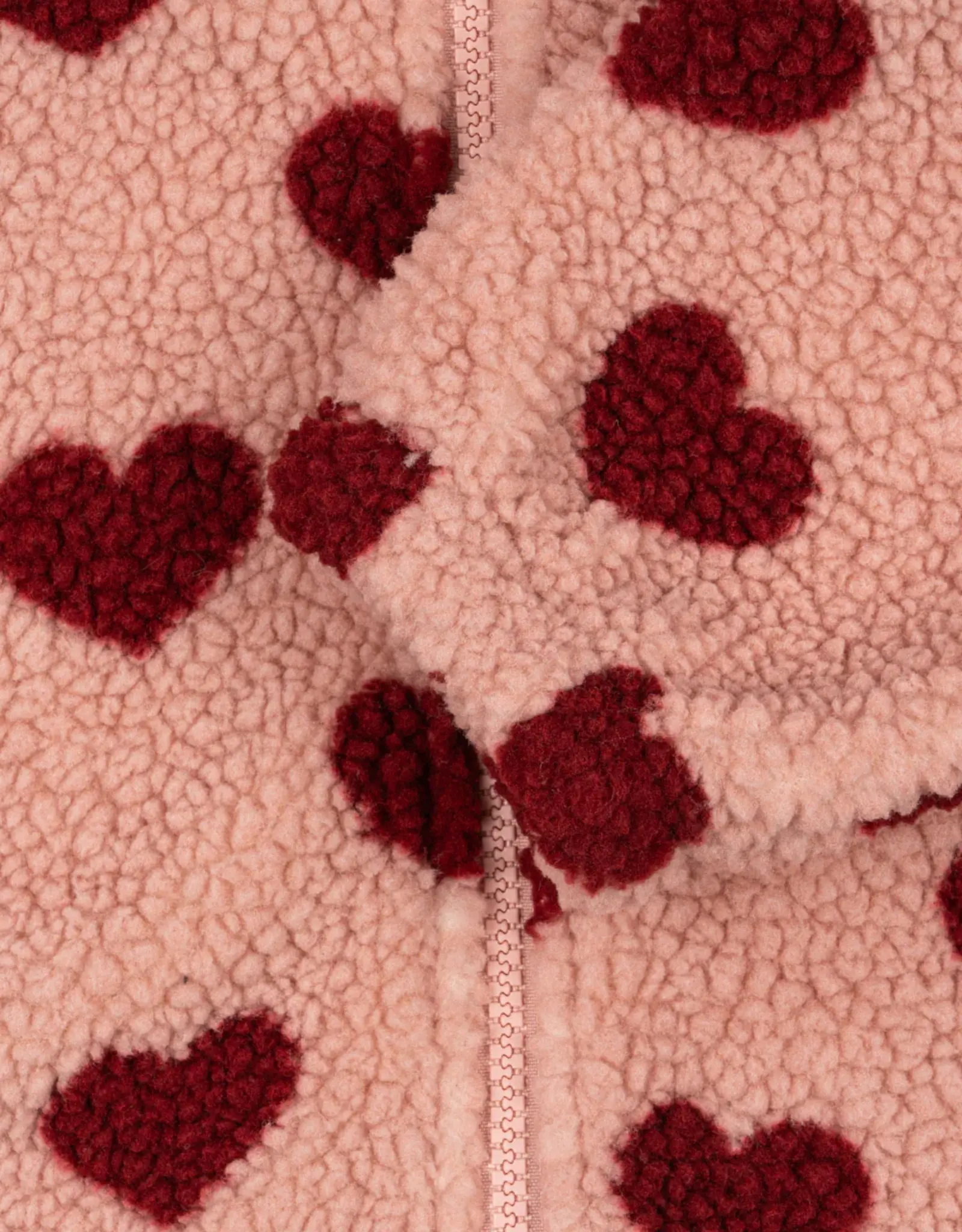 Konges Sløjd KONGES SLØJD JODY TEDDY HOODIE - COEUR MELLOW