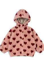 Konges Sløjd KONGES SLØJD JODY TEDDY HOODIE - COEUR MELLOW