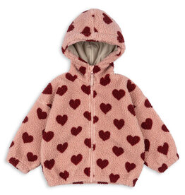 Konges Sløjd KONGES SLØJD JODY TEDDY HOODIE - COEUR MELLOW