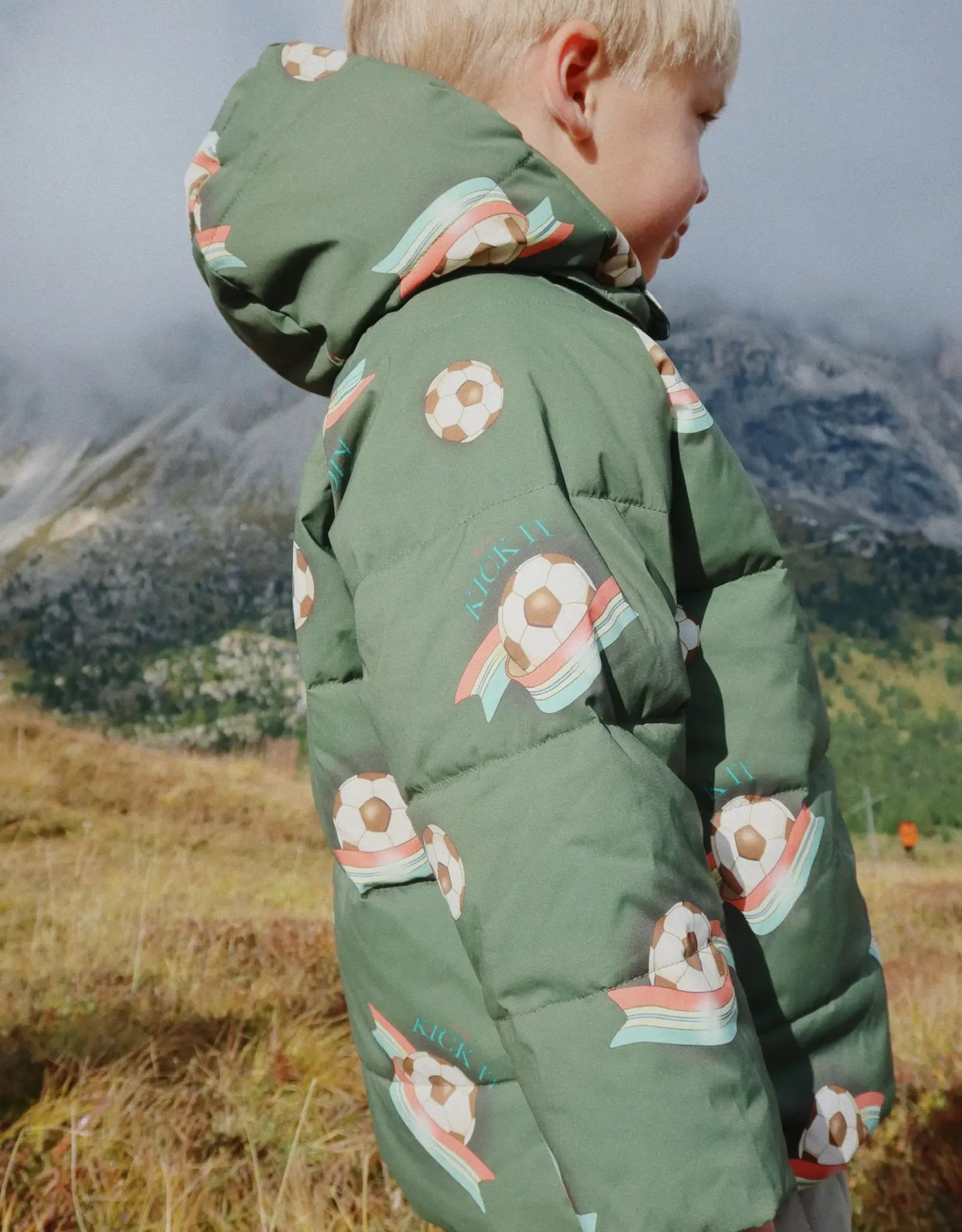 Konges Sløjd KONGES SLØJD NUKA JACKET - GREEN/KICK IT