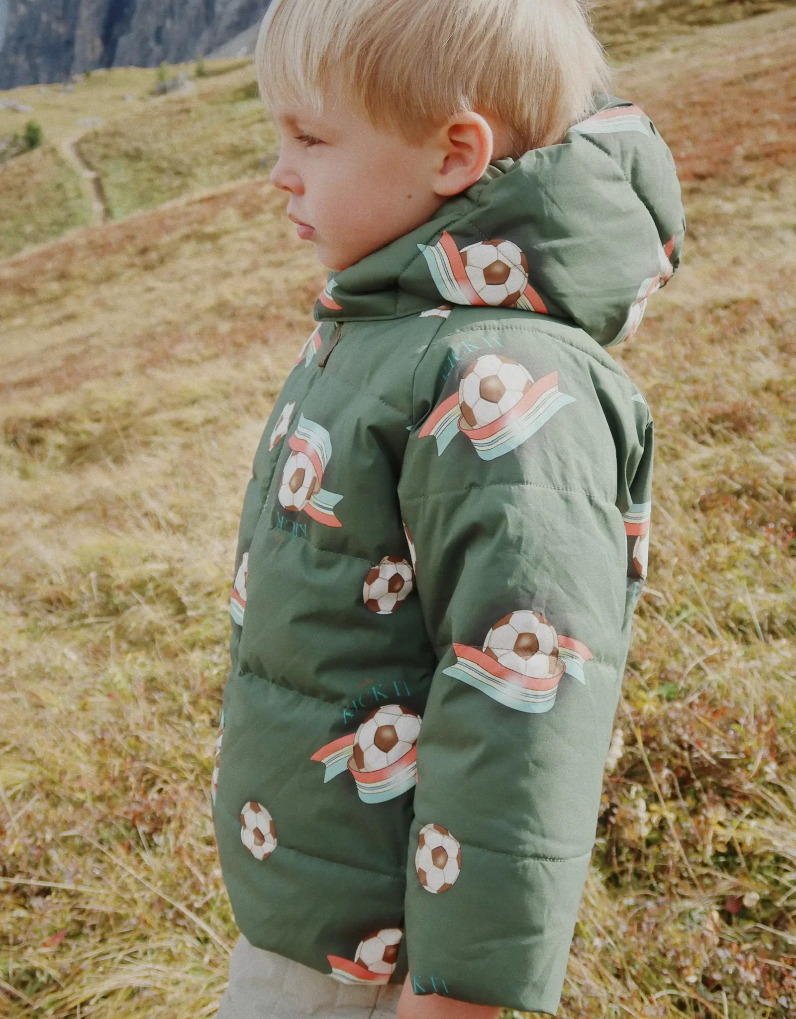 Konges Sløjd KONGES SLØJD NUKA JACKET - GREEN/KICK IT