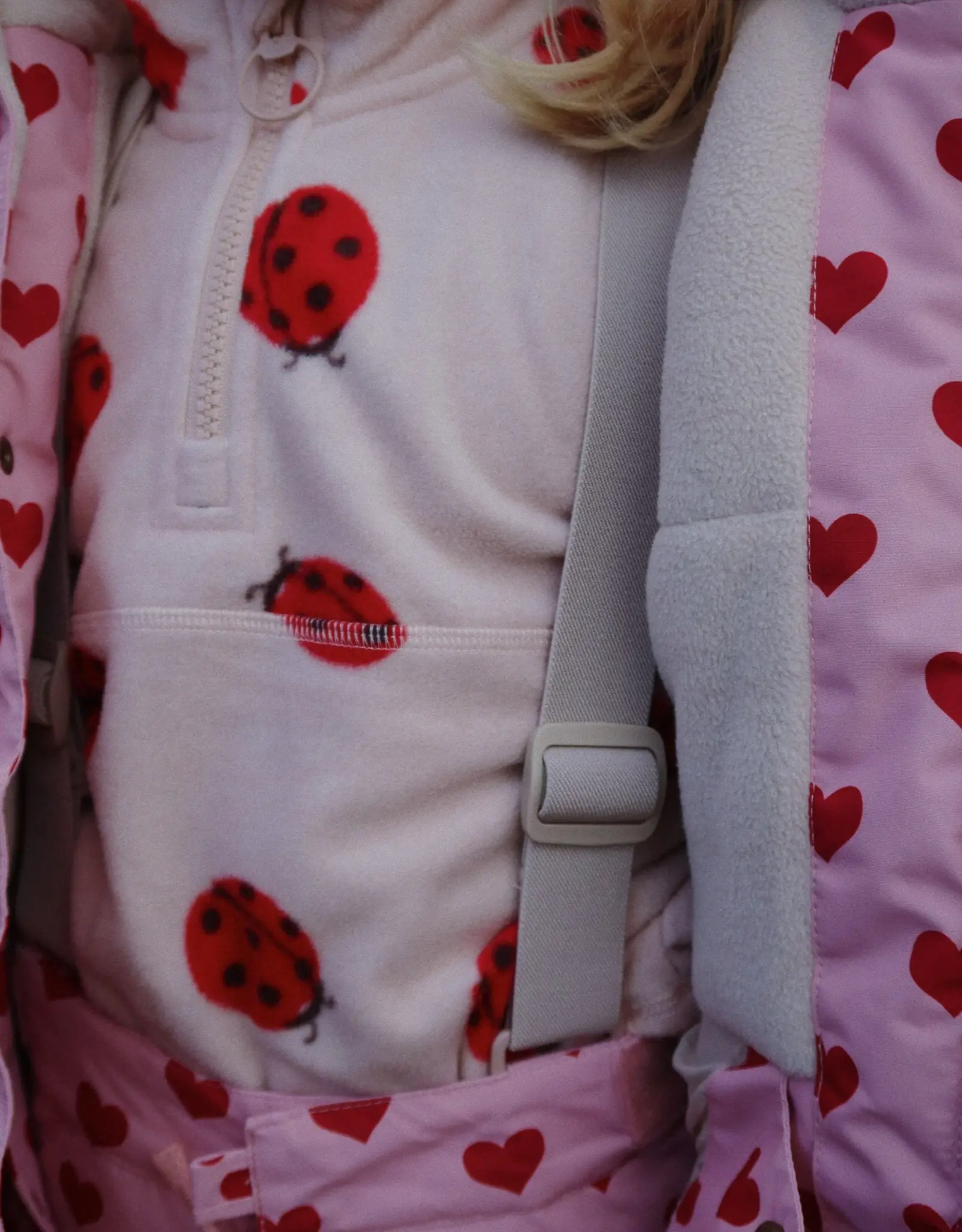 Konges Sløjd KONGES SLØJD TAVI FLEECE SWEATSHIRT - LADYBUG