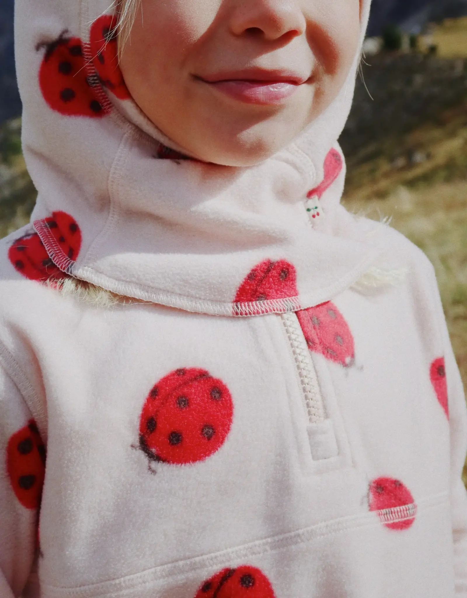 Konges Sløjd KONGES SLØJD TAVI FLEECE SWEATSHIRT - LADYBUG