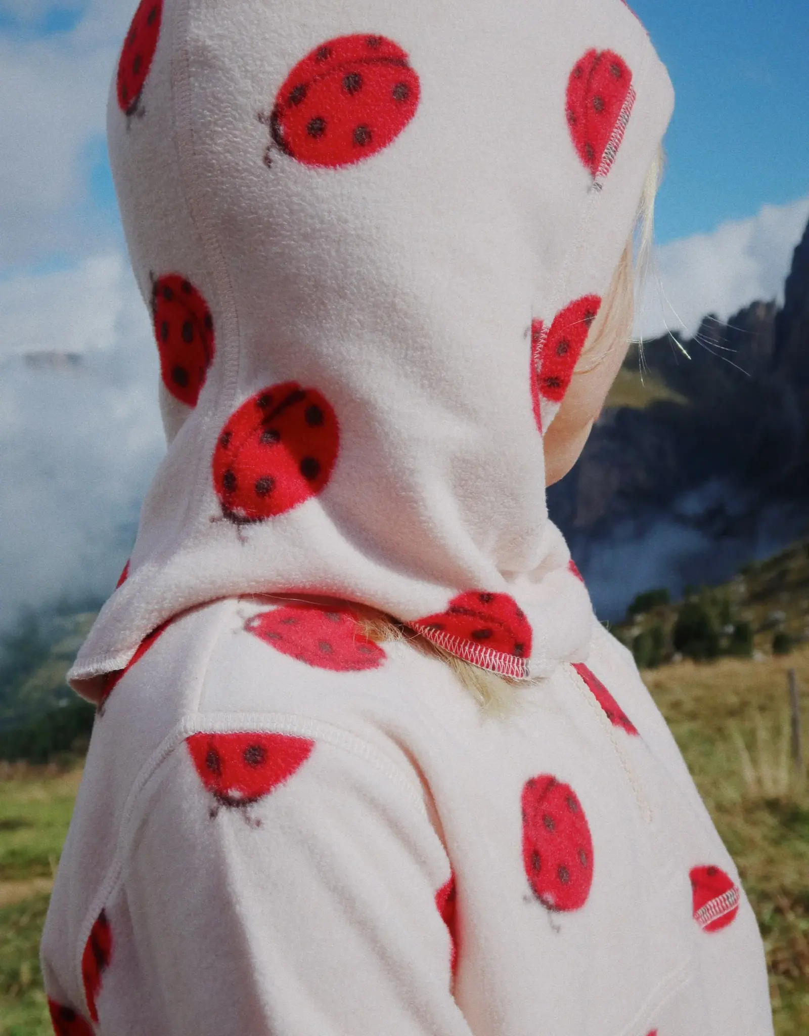 Konges Sløjd KONGES SLØJD TAVI FLEECE SWEATSHIRT - LADYBUG