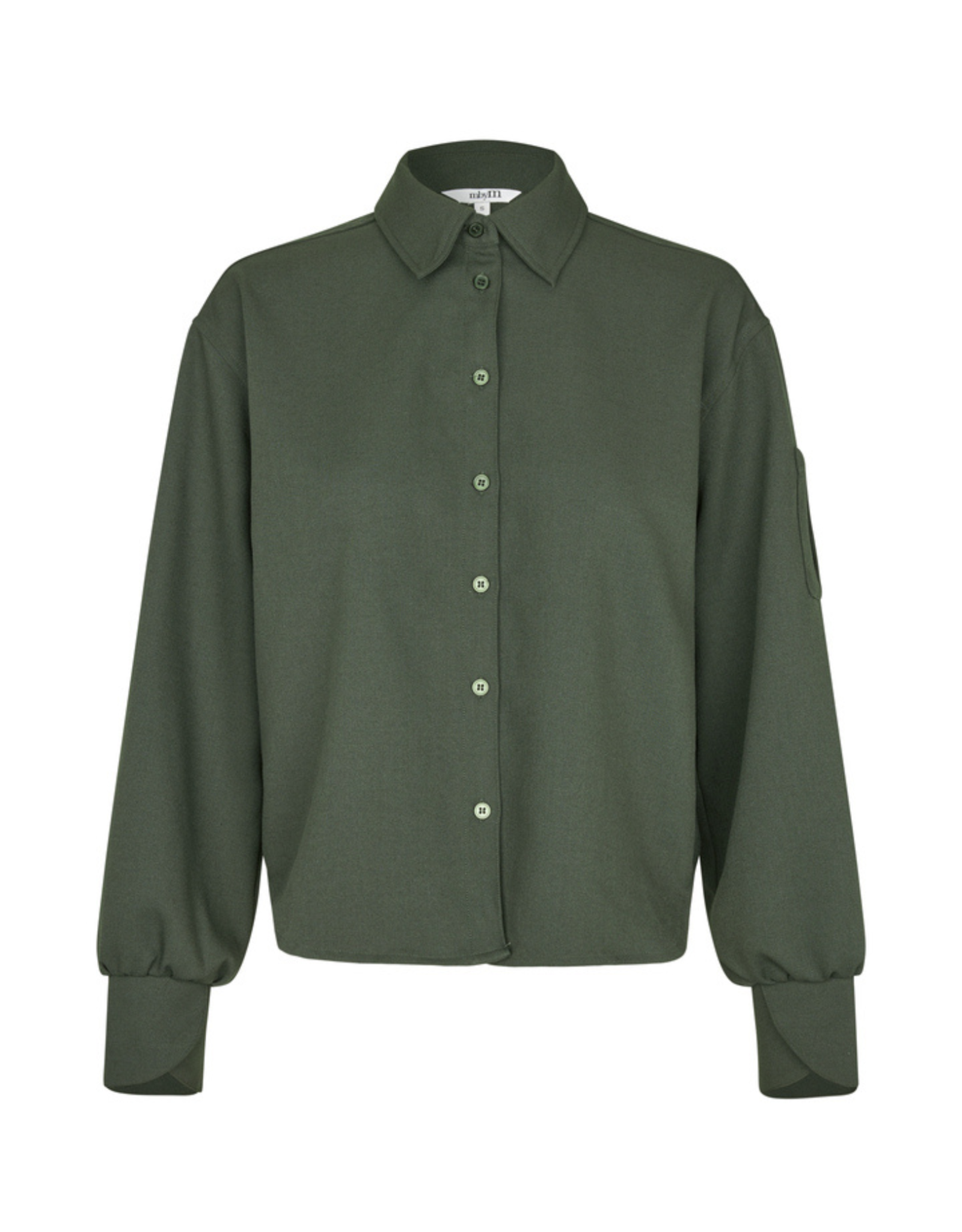 MBYM CAMMIA BLOUSE - PINE GREEN