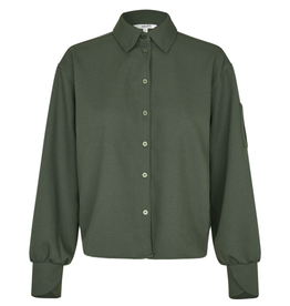 MBYM CAMMIA BLOUSE - PINE GREEN
