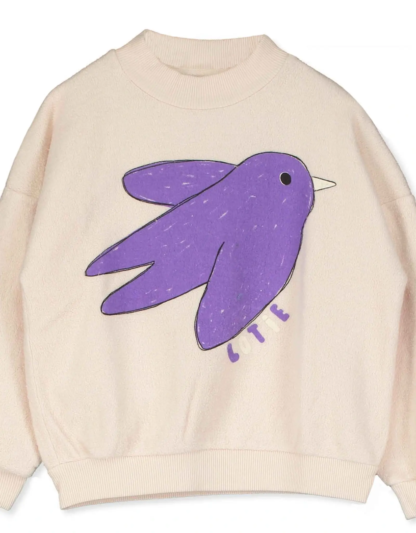 LOTIE KIDS TEDDY SWEATSHIRT - CREAM