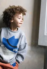 LOTIE KIDS SWEATSHIRT DOG - MEDIUM GREY