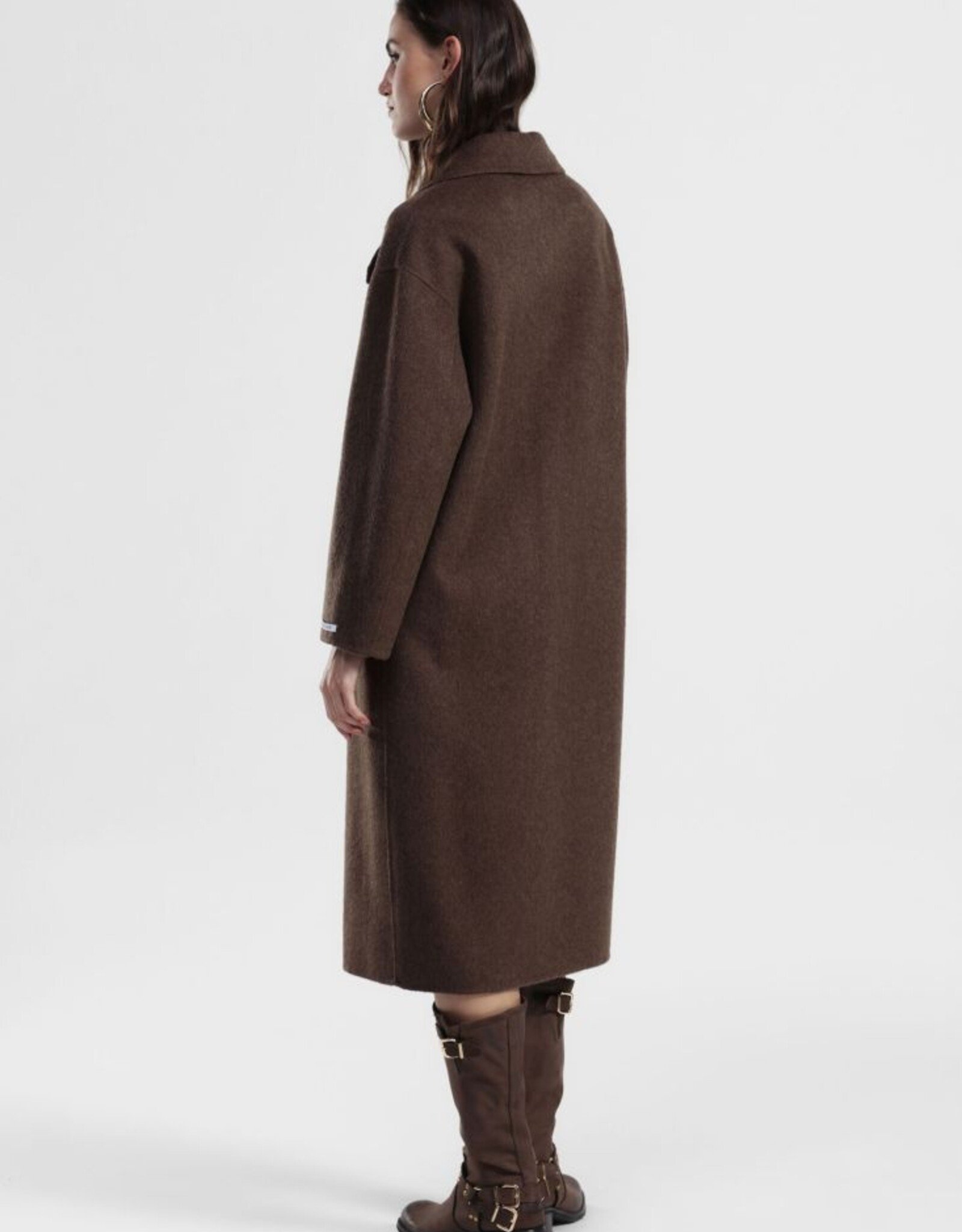 DIXIE DOUBLE BRESTED COAT - MORO