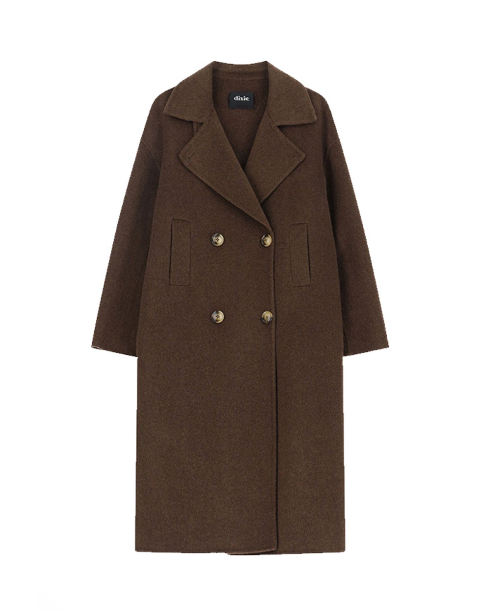 DIXIE DOUBLE BRESTED COAT - MORO