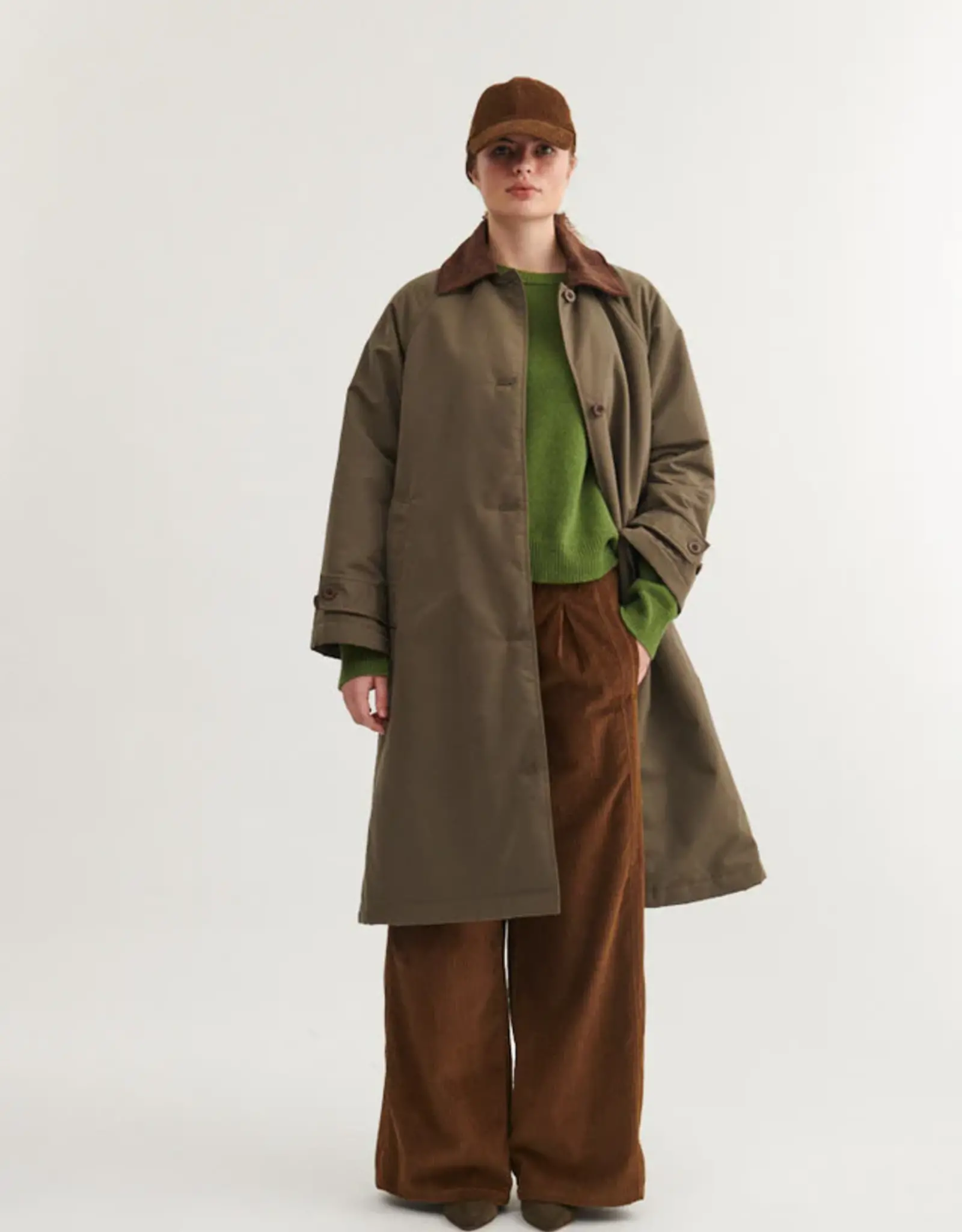 BASIC APPAREL AJLIN COAT -TARMAC