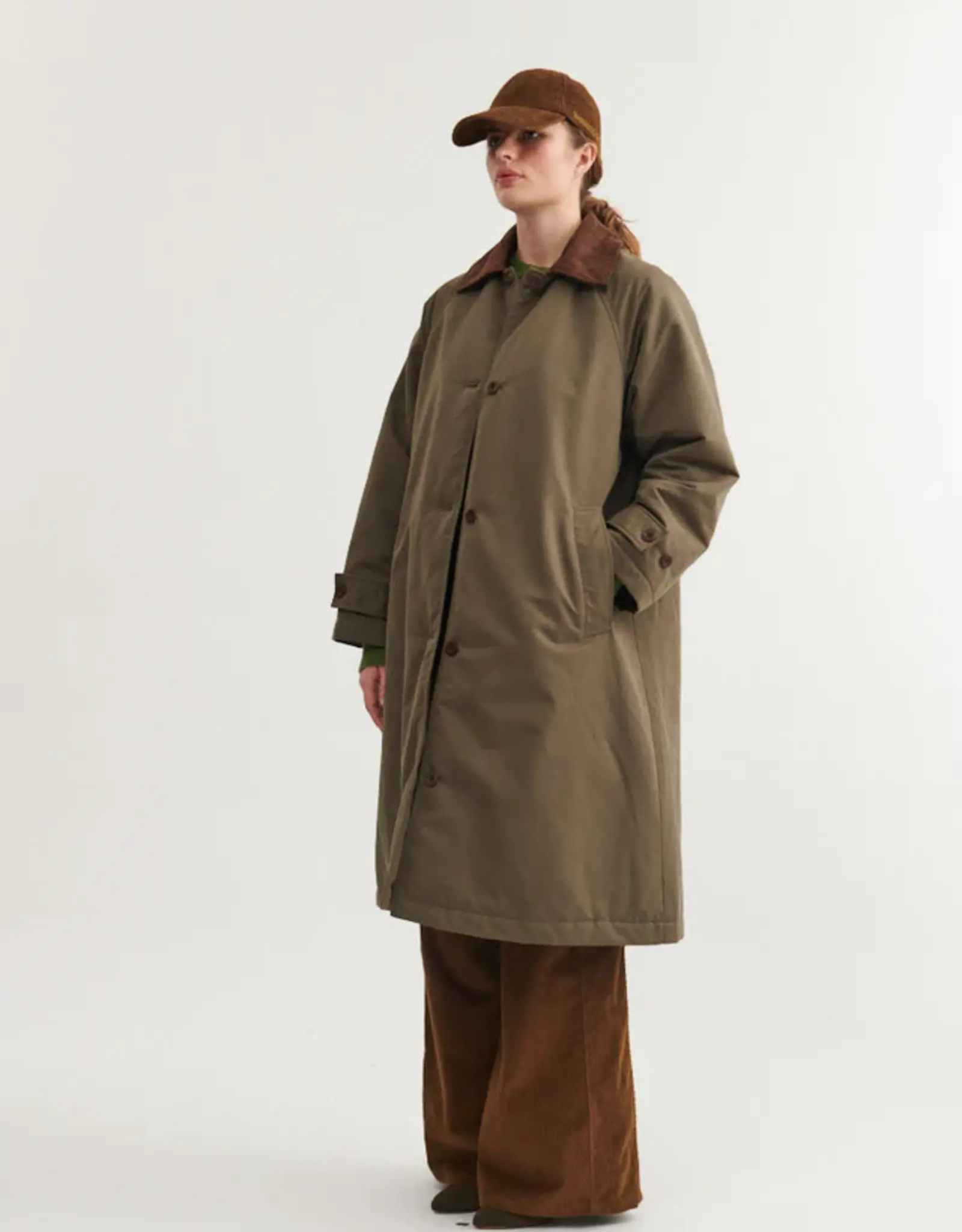 BASIC APPAREL AJLIN COAT -TARMAC