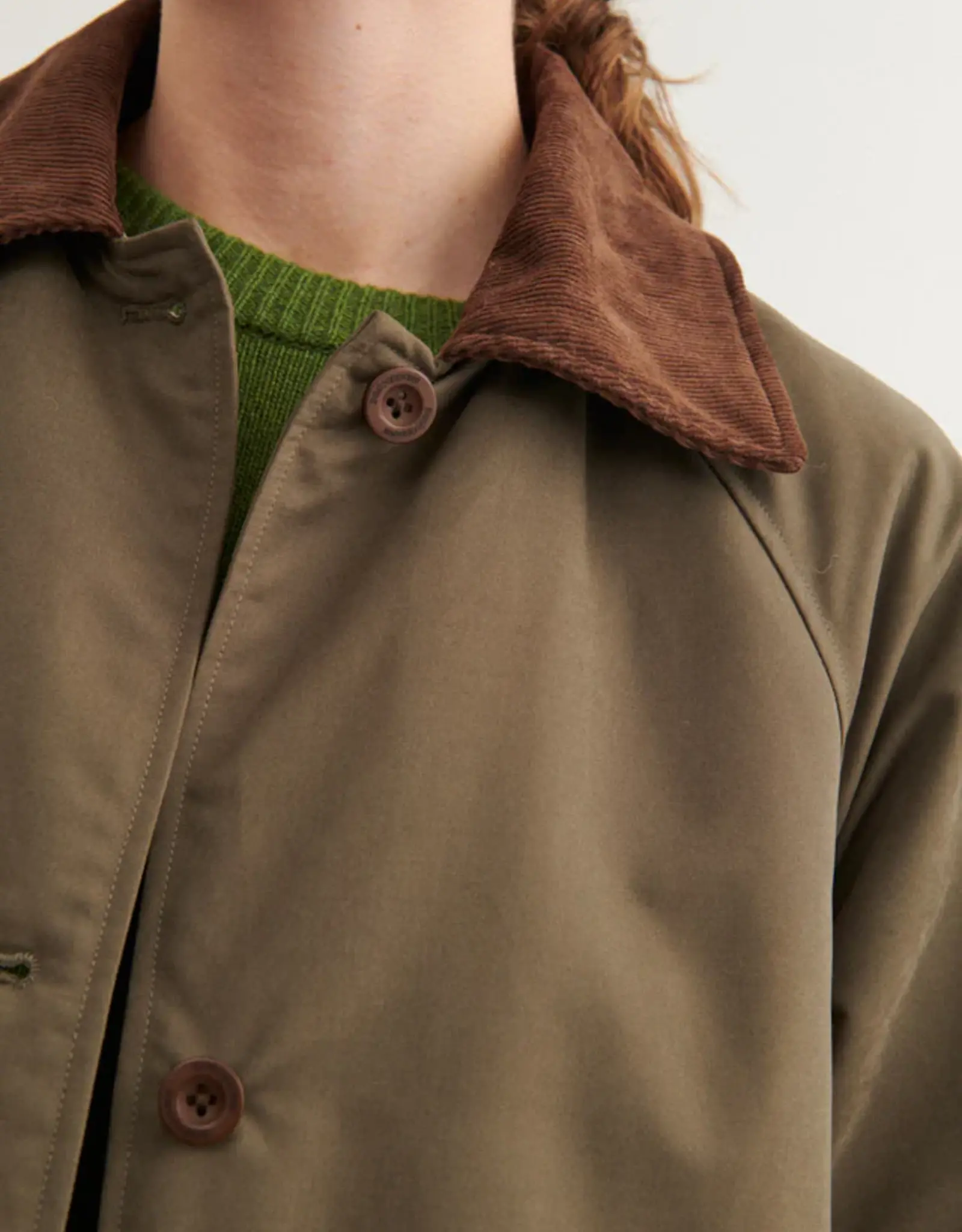 BASIC APPAREL AJLIN COAT -TARMAC