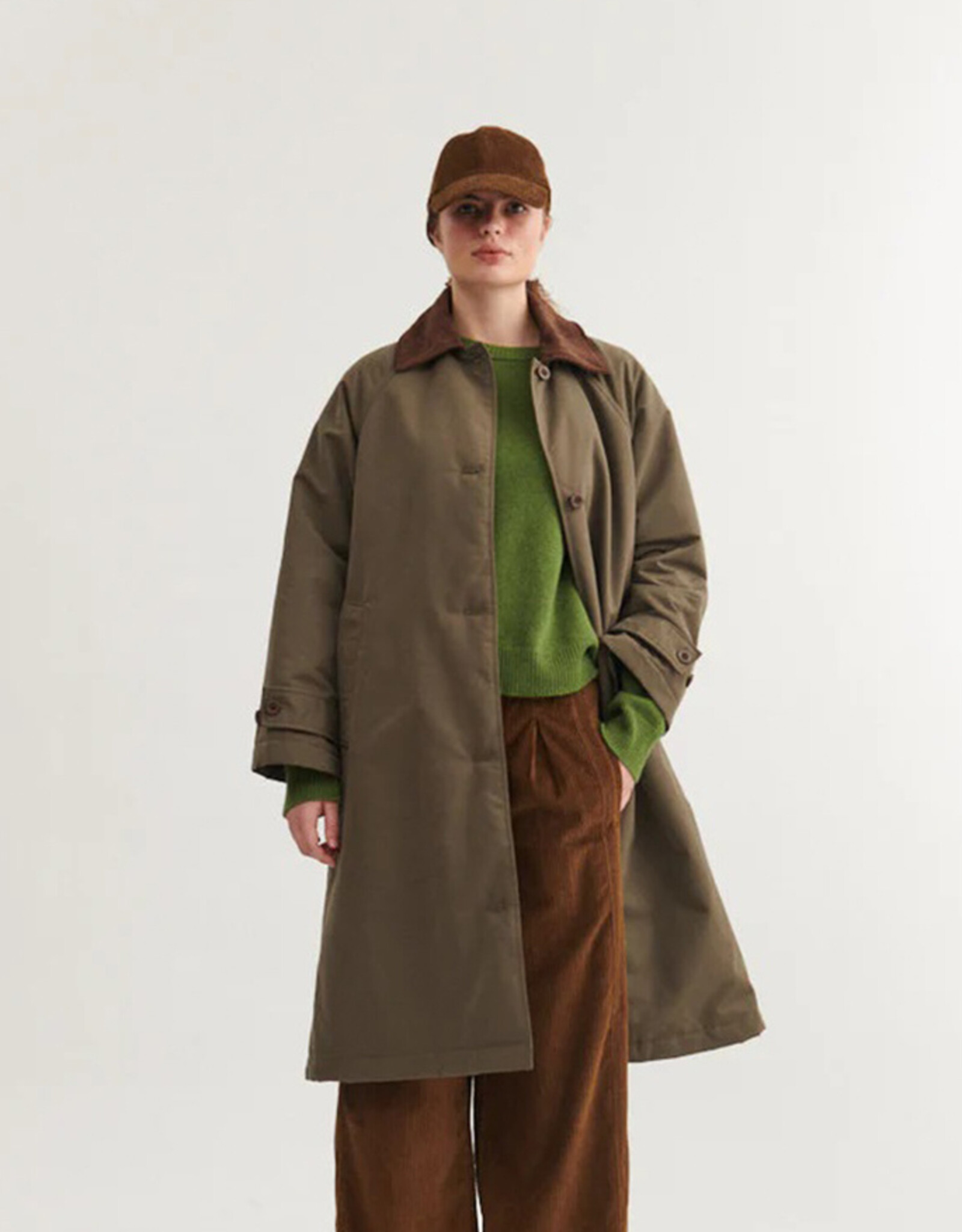 BASIC APPAREL AJLIN COAT -TARMAC