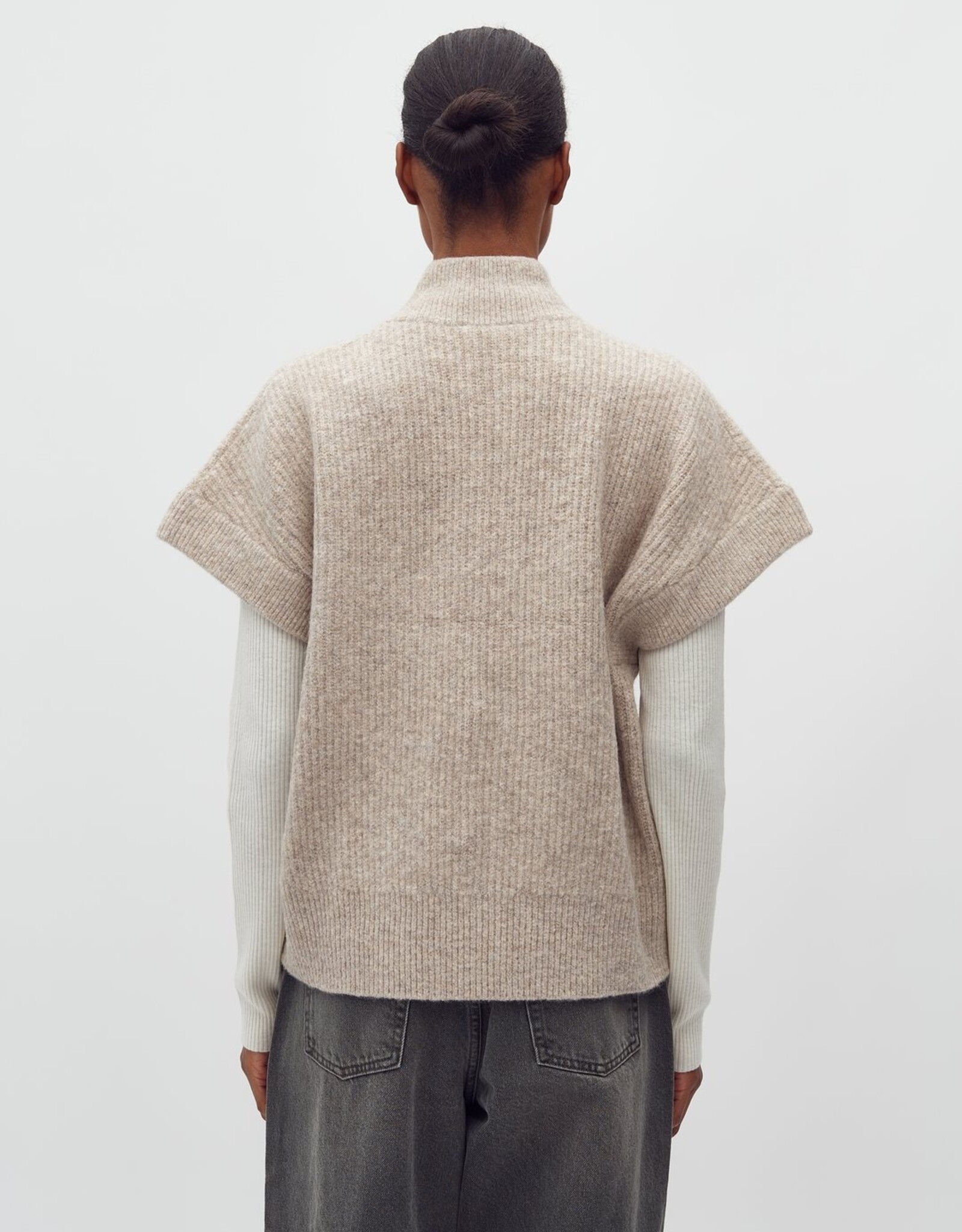 MbyM MBYM ROSELINA VEST - BEIGE