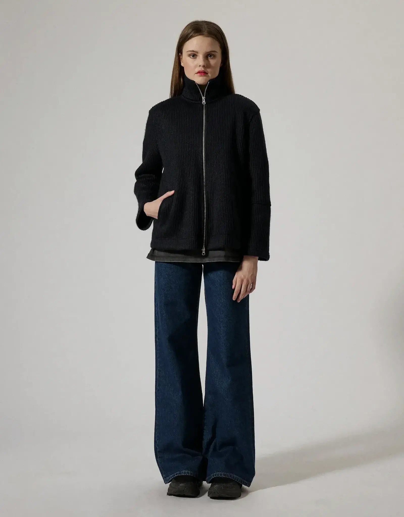 Brixtol BRIXTOL TEXTILES SEVEN WOOL VEST - MIDNIGHT BLUE