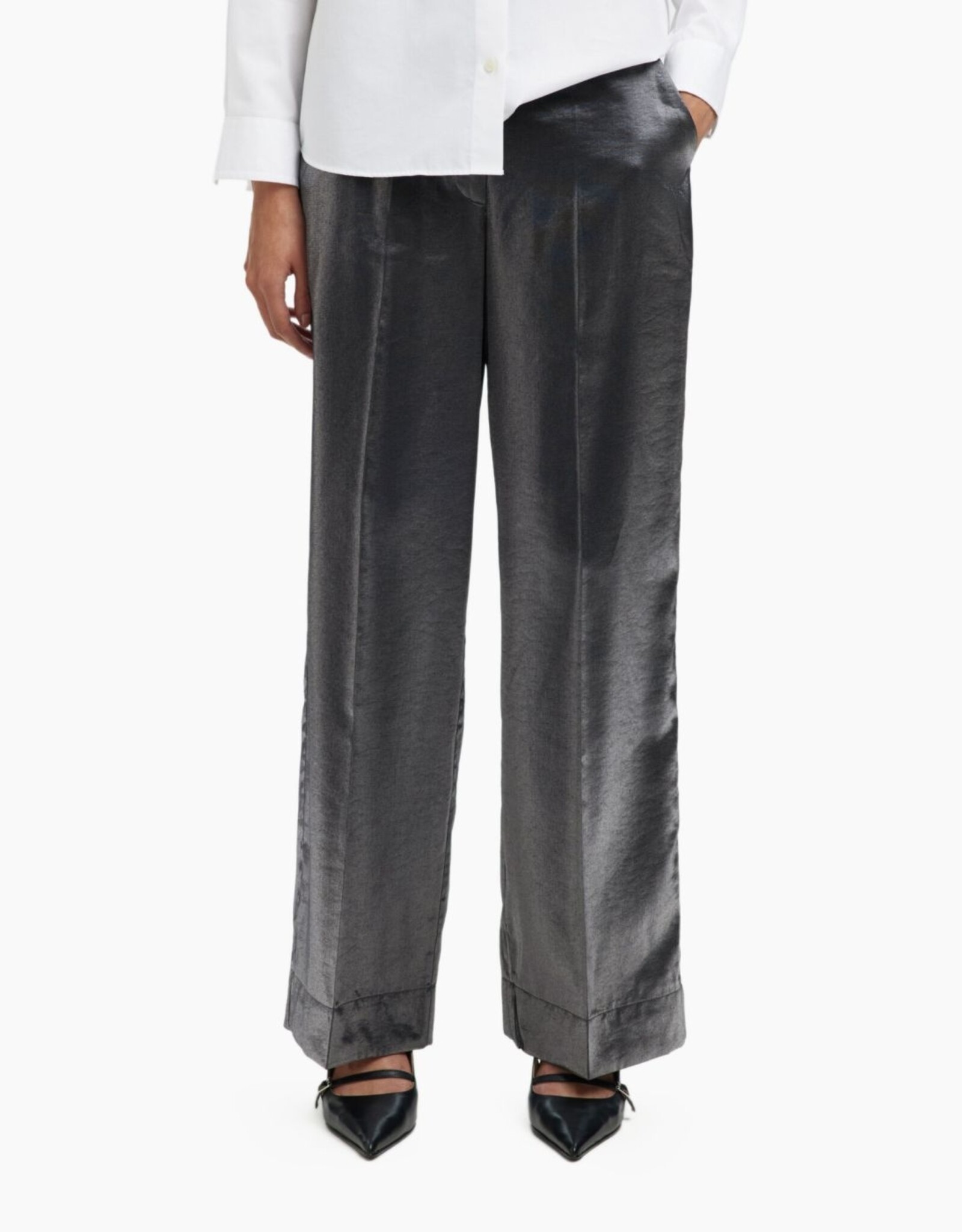Selected Femme SELECTED FEMME MARGOT WIDE PANT - BLACK