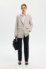Selected Femme SELECTED FEMME RITA BLAZER - FOSSIL MELANGE
