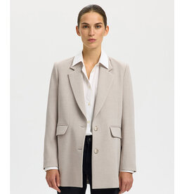 Selected Femme SELECTED FEMME RITA BLAZER - FOSSIL MELANGE