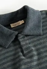 MarMar MARMAR THANOS POLO - FOREST STRIPE