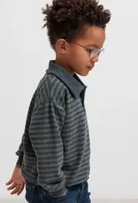 MarMar MARMAR THANOS POLO - FOREST STRIPE