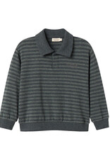 MarMar MARMAR THANOS POLO - FOREST STRIPE
