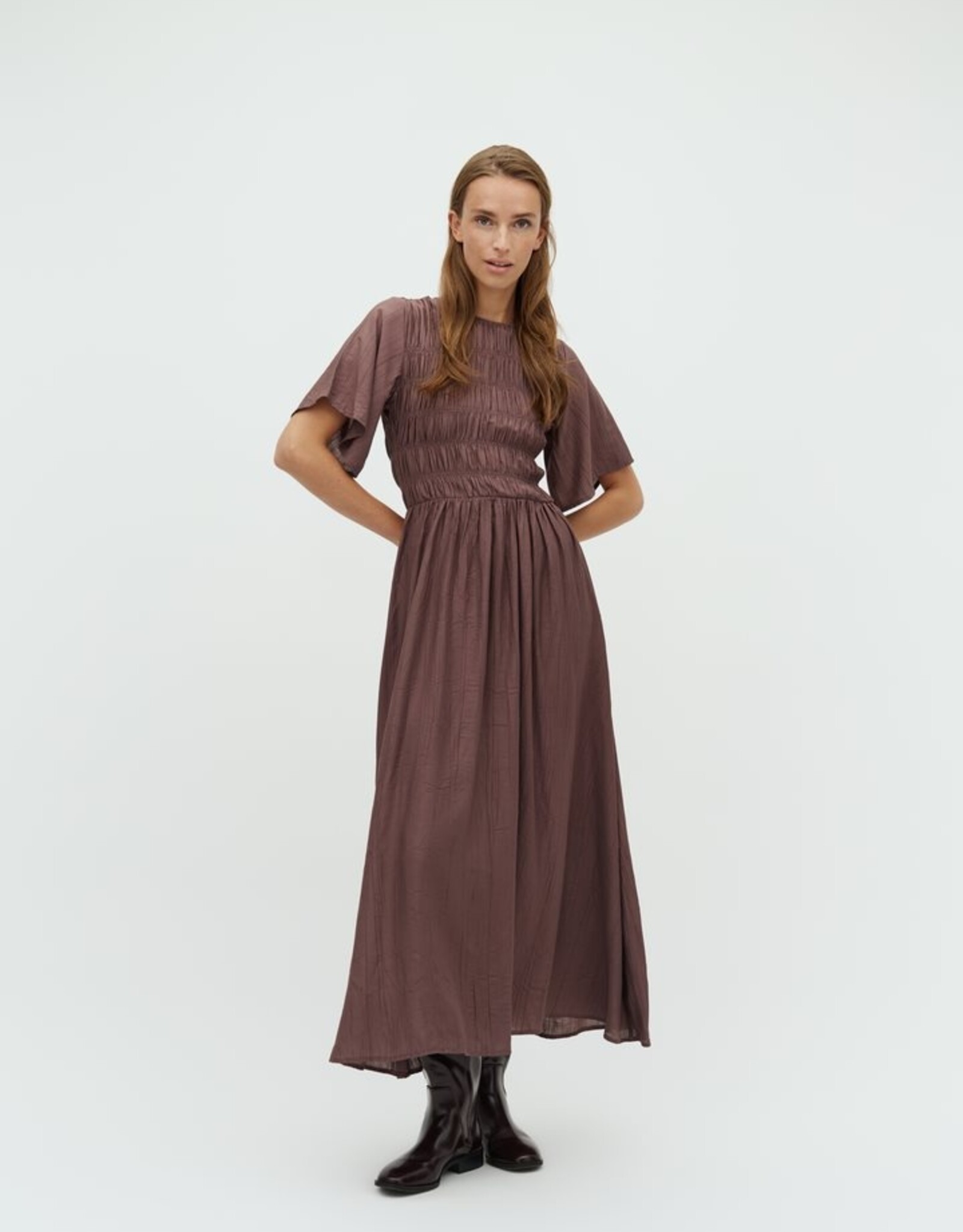 MbyM MBYM MEHINA DRESS - BROWN LILAC