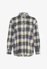 Soaked SOAKED IN LUXURY PAMALA SHIRT - CHECKERED BLUE