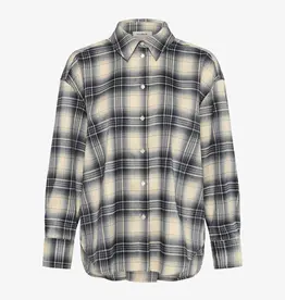 Soaked SOAKED IN LUXURY PAMALA SHIRT - CHECKERED BLUE