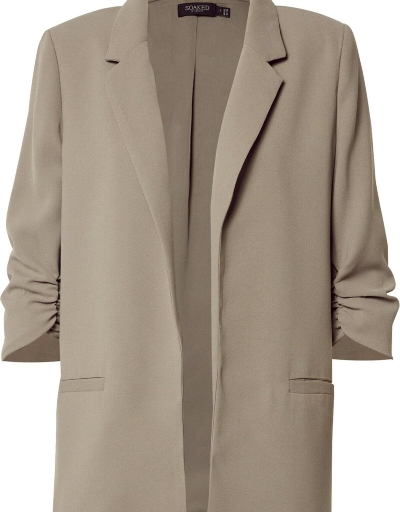 Soaked SOAKED IN LUXURY SHIRLEY BLAZER - BRINDLE