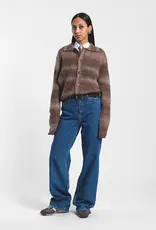 DR DENIM QUILLION SWEATER - FADE BROWN