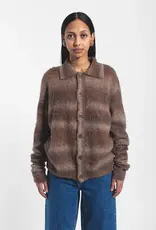 DR DENIM QUILLION SWEATER - FADE BROWN