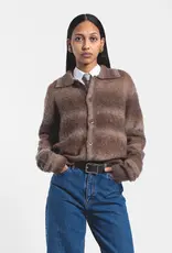 DR DENIM QUILLION SWEATER - FADE BROWN