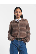 DR DENIM QUILLION SWEATER - FADE BROWN
