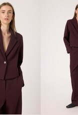 Soaked in Luxury SOAKED IN LUXURY LILU CROPPED BLAZER - WINETASTING