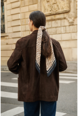 Soaked in Luxury SOAKED IN LUXURY PARVATI LEATHER BLAZER - COFFEE BEAN
