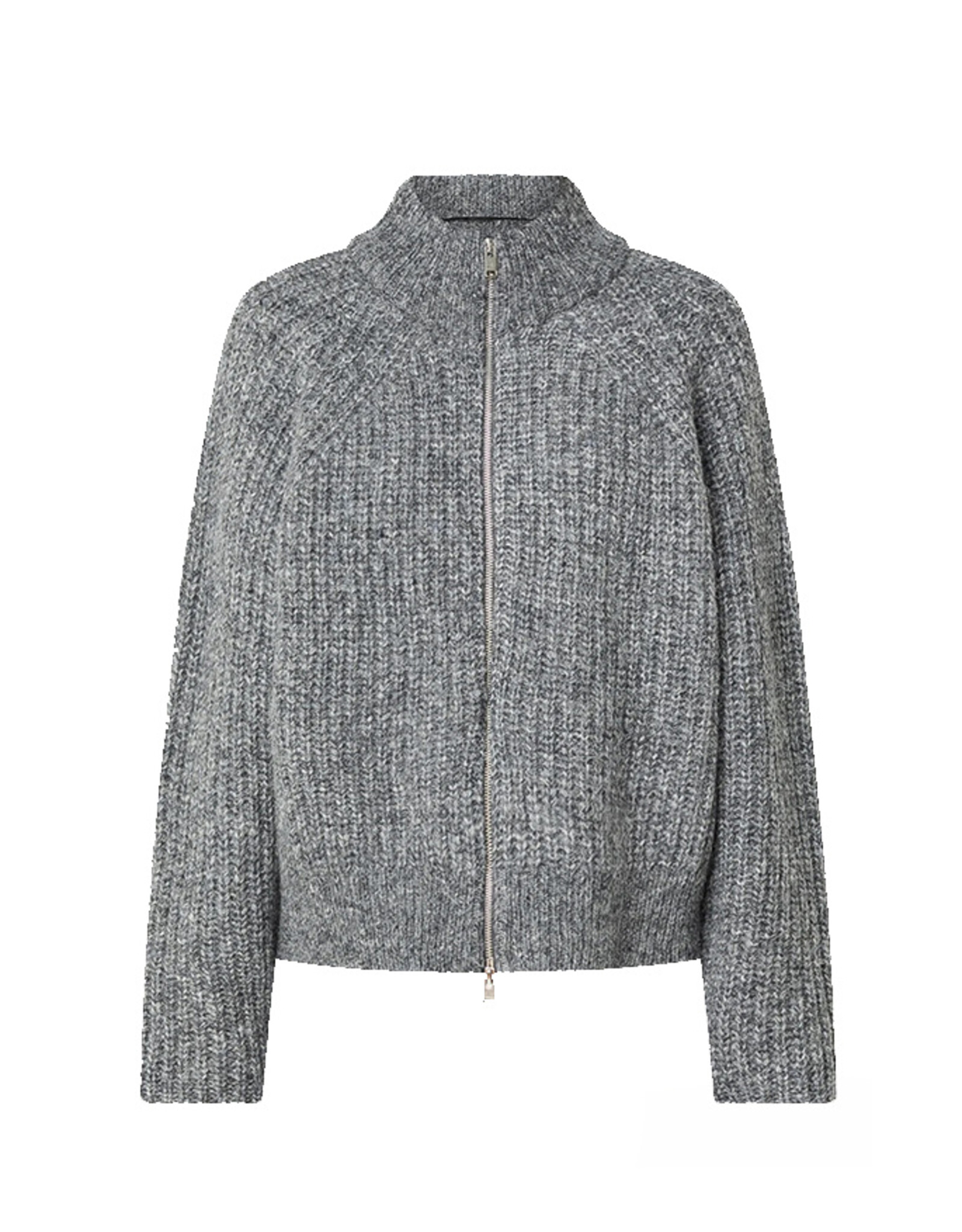 selected SELECTED FEMME ANJULI CARDIGAN - GREY MELANGE