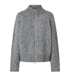 selected SELECTED FEMME ANJULI CARDIGAN - GREY MELANGE