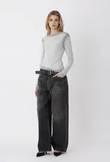 Won Hundred WON HUNDRED IRENES TOP LS - GRAY VIOLET