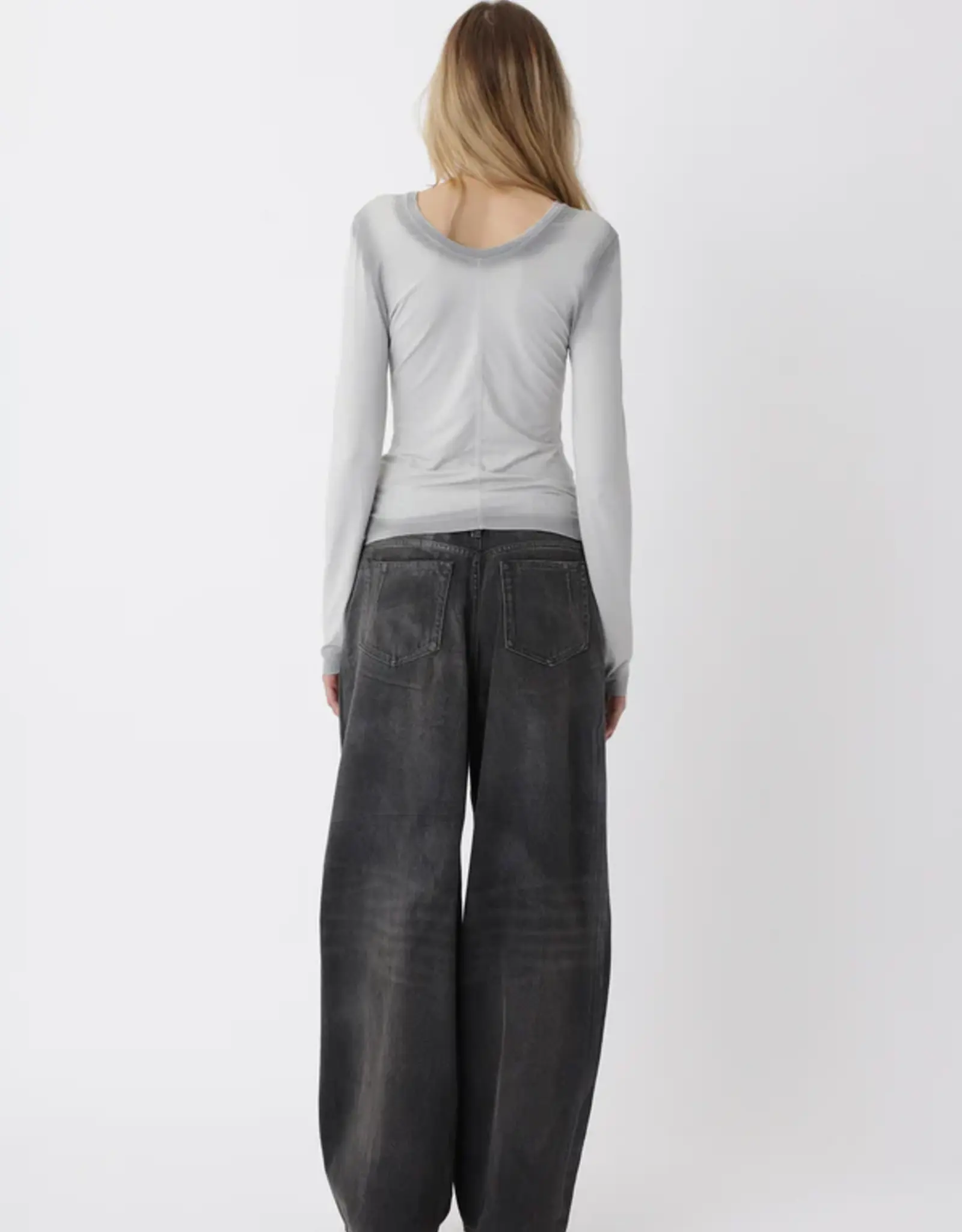Won Hundred WON HUNDRED IRENES TOP LS - GRAY VIOLET