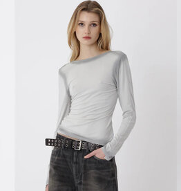 Won Hundred WON HUNDRED IRENES TOP LS - GRAY VIOLET