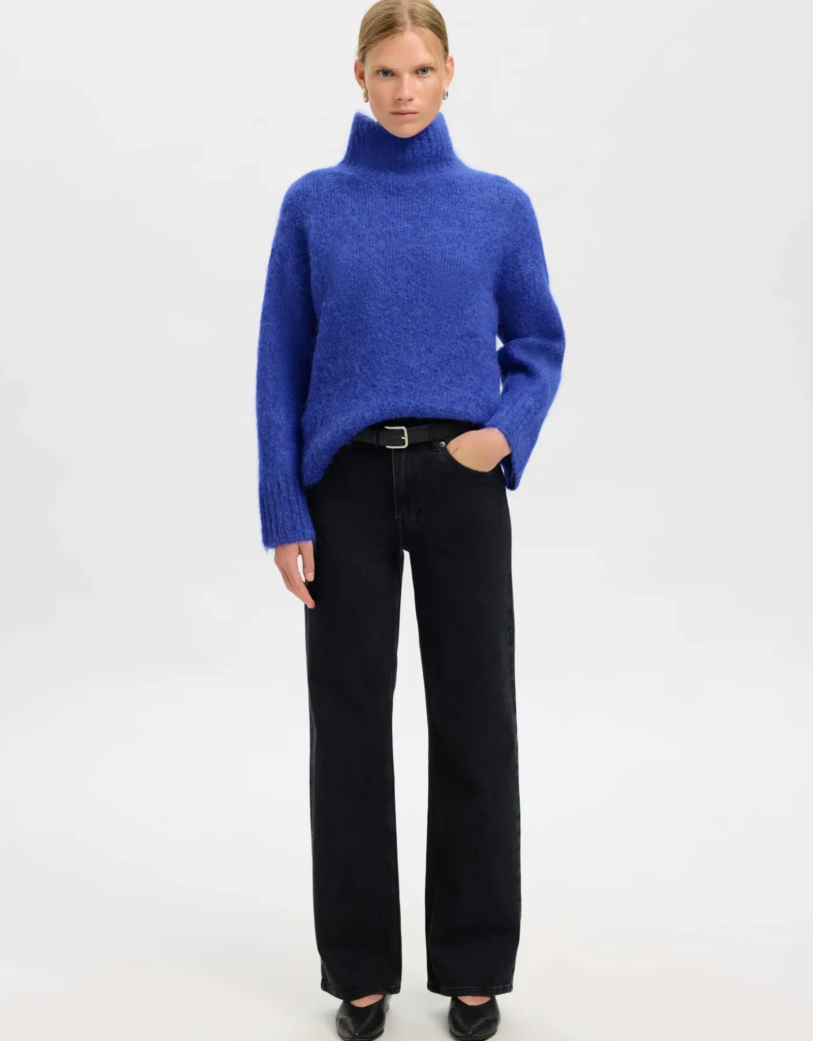 Selected Femme SELECTED FEMME GABRIELLA KNIT - DAZZLING BLUE