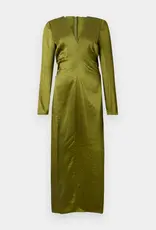 Selected Femme SELECTED FEMME SELENE ANKLE DRESS - AVOCADO