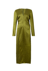 Selected Femme SELECTED FEMME SELENE ANKLE DRESS - AVOCADO