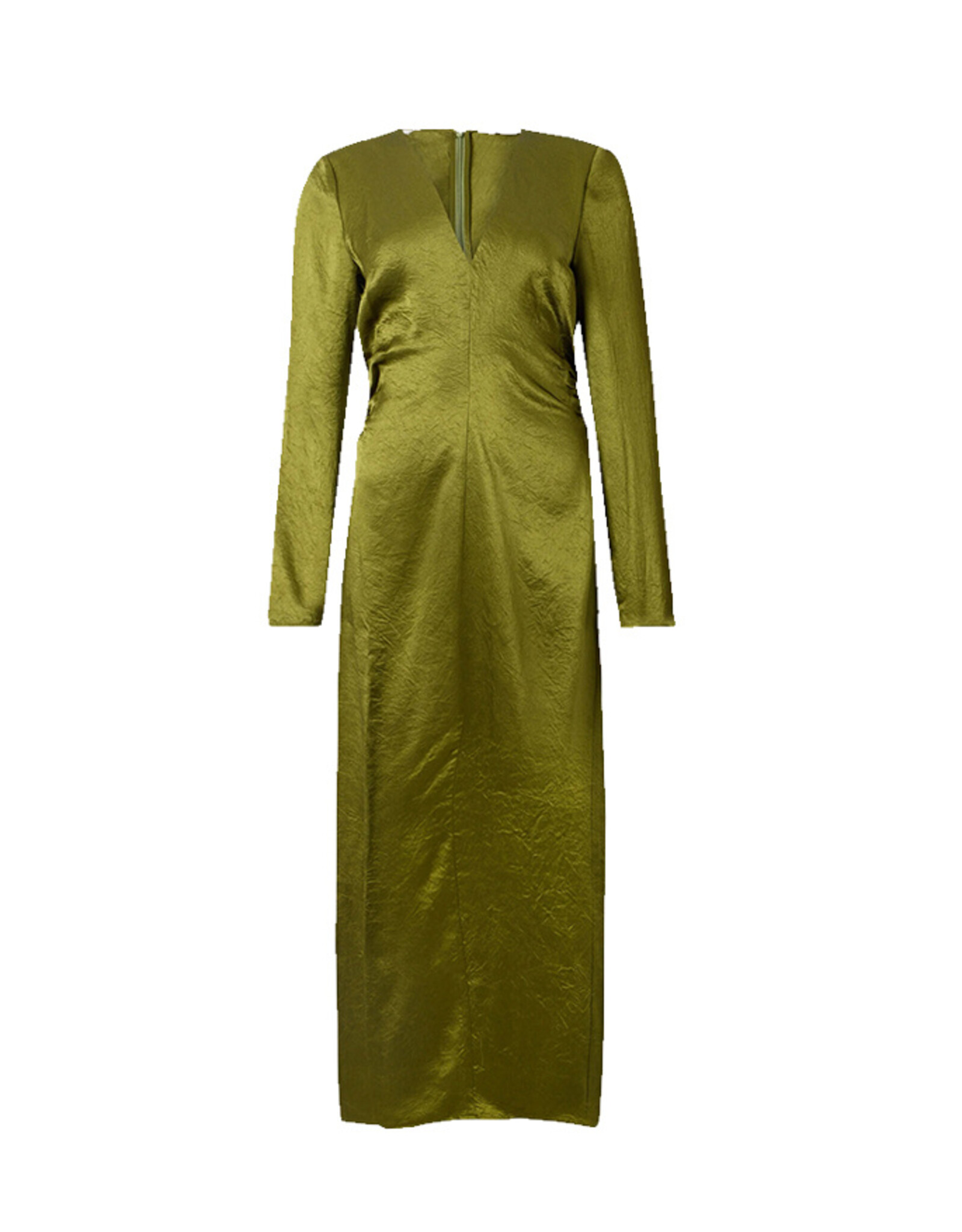 Selected Femme SELECTED FEMME SELENE ANKLE DRESS - AVOCADO
