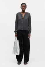 Mads Norgaard MADS NØRGAARD FINE MERINO CHARLOT CARDIGAN - DARK GREY